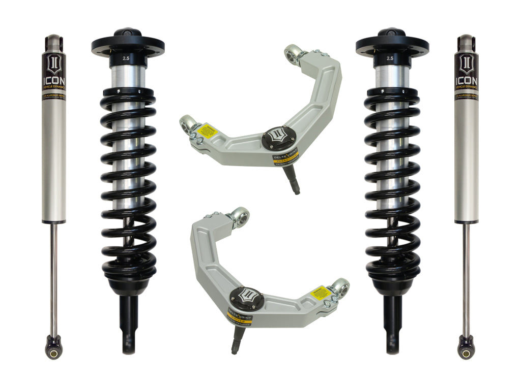 ICON Vehicle Dynamics K93011 09-13 FORD F150 2WD 0-2.63" STAGE 2 SUSPENSION SYSTEM W BILLET UCA for Select Ford F-150
