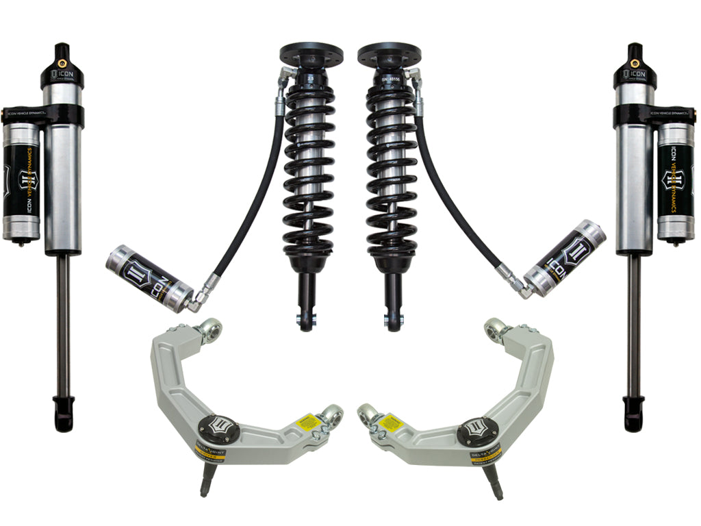 ICON Vehicle Dynamics K93012 09-13 FORD F150 2WD 1.75-2.63" STAGE 3 SUSPENSION SYSTEM W BILLET UCA for Select Ford F-150