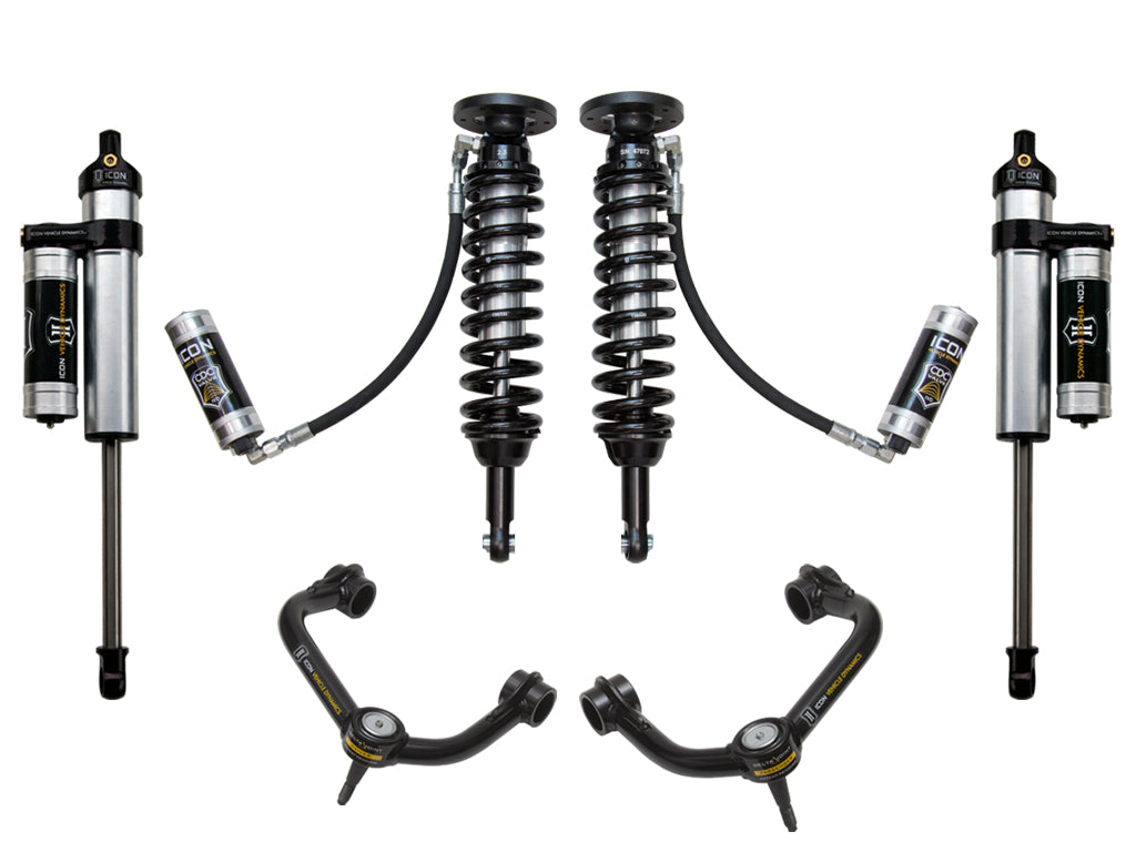 ICON Vehicle Dynamics K93013T 09-13 FORD F150 2WD 1.75-2.63" STAGE 4 SUSPENSION SYSTEM W TUBULAR UCA for Select Ford F-150