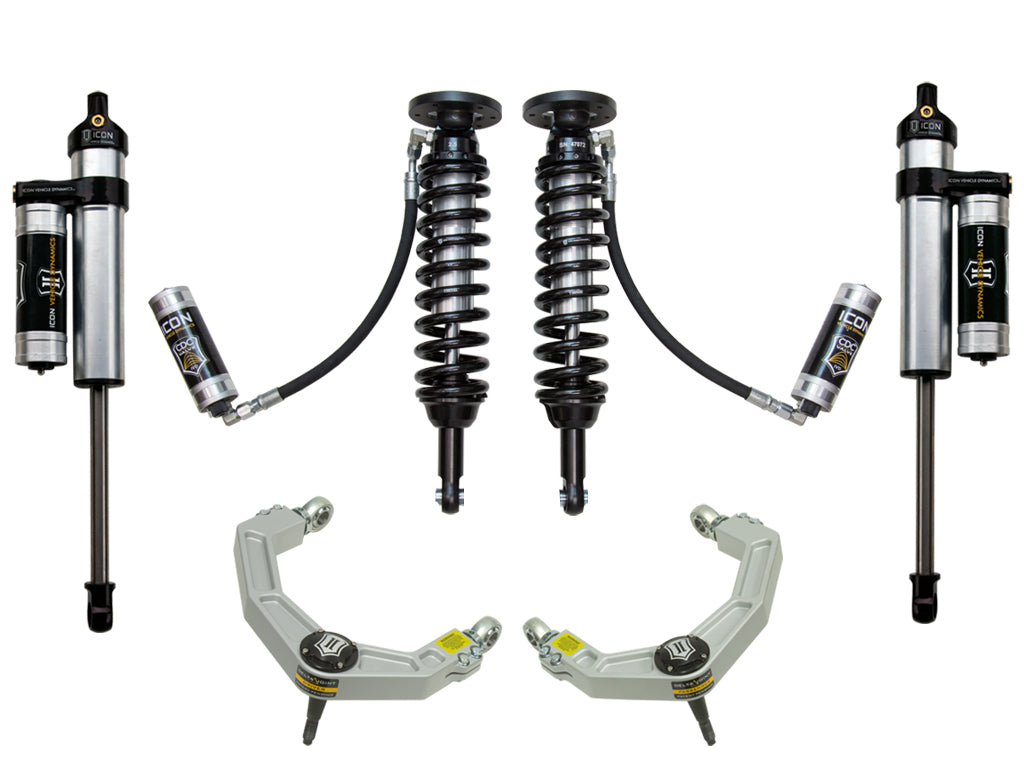 ICON Vehicle Dynamics K93013 09-13 FORD F150 2WD 1.75-2.63" STAGE 4 SUSPENSION SYSTEM W BILLET UCA for Select Ford F-150