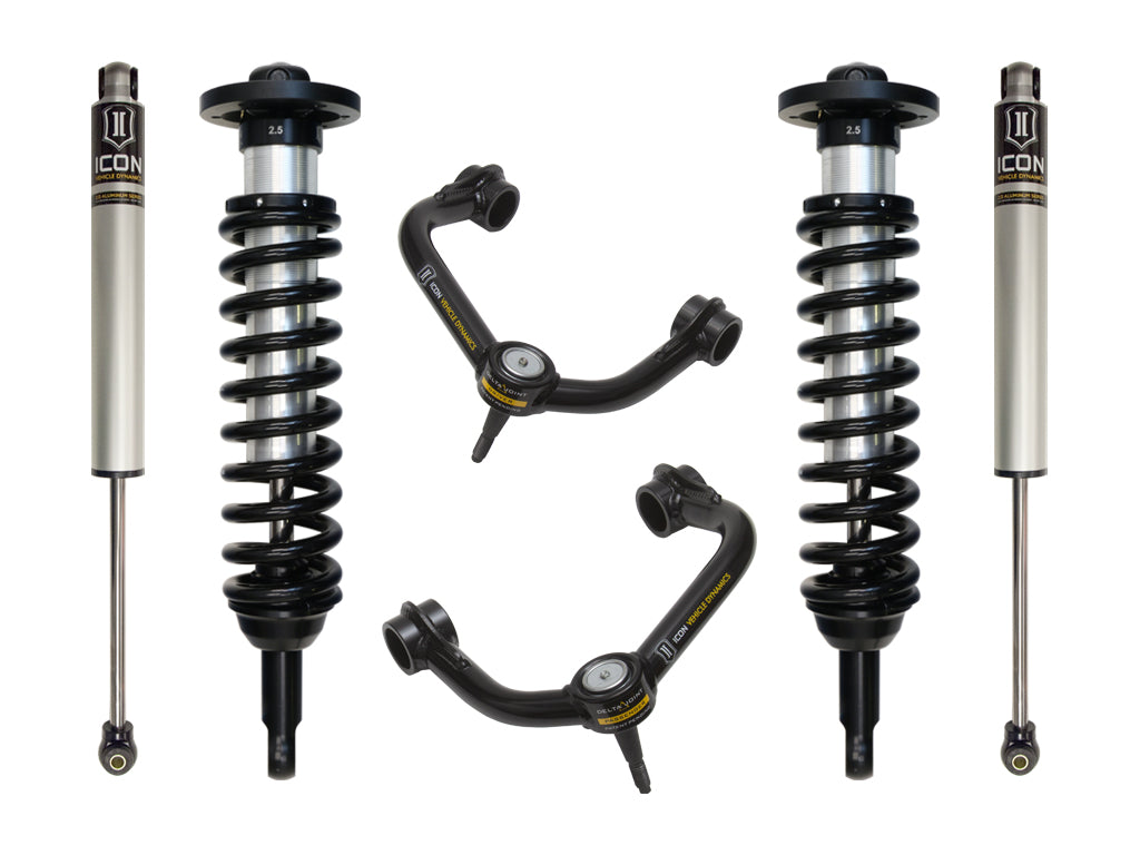 ICON Vehicle Dynamics K93021T 04-08 FORD F150 4WD 0-2.63" STAGE 2 SUSPENSION SYSTEM W TUBULAR UCA for Select Ford F-150