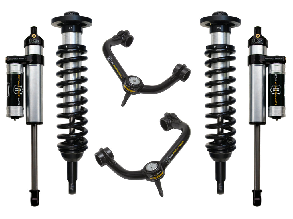 ICON Vehicle Dynamics K93022T 04-08 FORD F150 4WD 0-2.63" STAGE 3 SUSPENSION SYSTEM W TUBULAR UCA for Select Ford F-150
