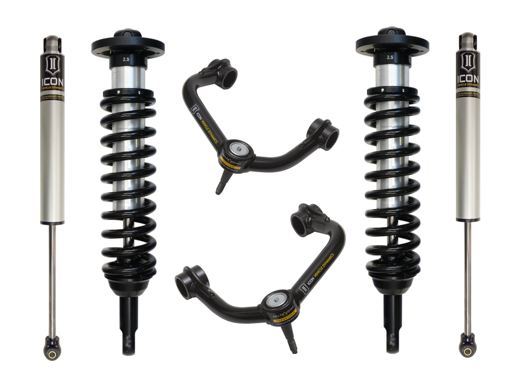 ICON Vehicle Dynamics K93031T 04-08 FORD F150 2WD 0-2.63" STAGE 2 SUSPENSION SYSTEM W TUBULAR UCA for Select Ford F-150