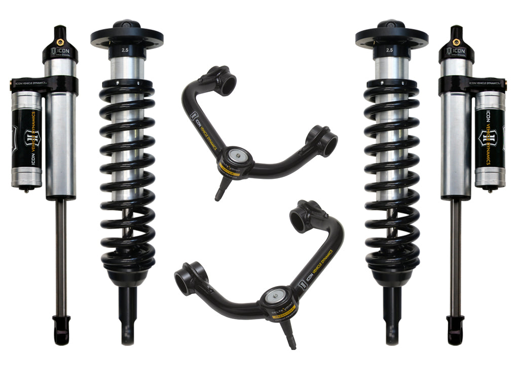 ICON Vehicle Dynamics K93032T 04-08 FORD F150 2WD 0-2.63" STAGE 3 SUSPENSION SYSTEM W TUBULAR UCA for Select Ford F-150
