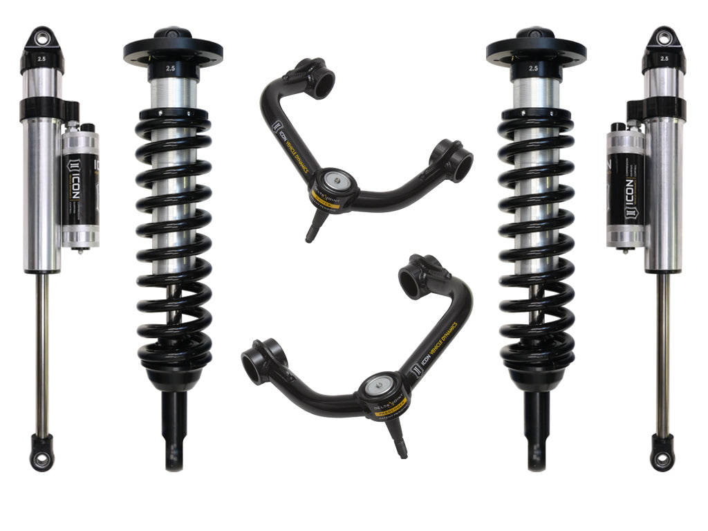 ICON Vehicle Dynamics K93033T 04-08 FORD F150 2WD 0-2.63" STAGE 4 SUSPENSION SYSTEM W TUBULAR UCA for Select Ford F-150