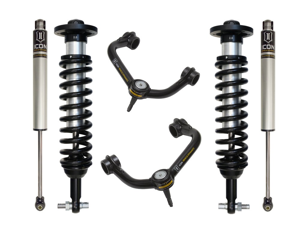 ICON Vehicle Dynamics K93062T 2014 FORD F150 4WD 0-2.63" STAGE 2 SUSPENSION SYSTEM W TUBULAR UCA for Select Ford F-150