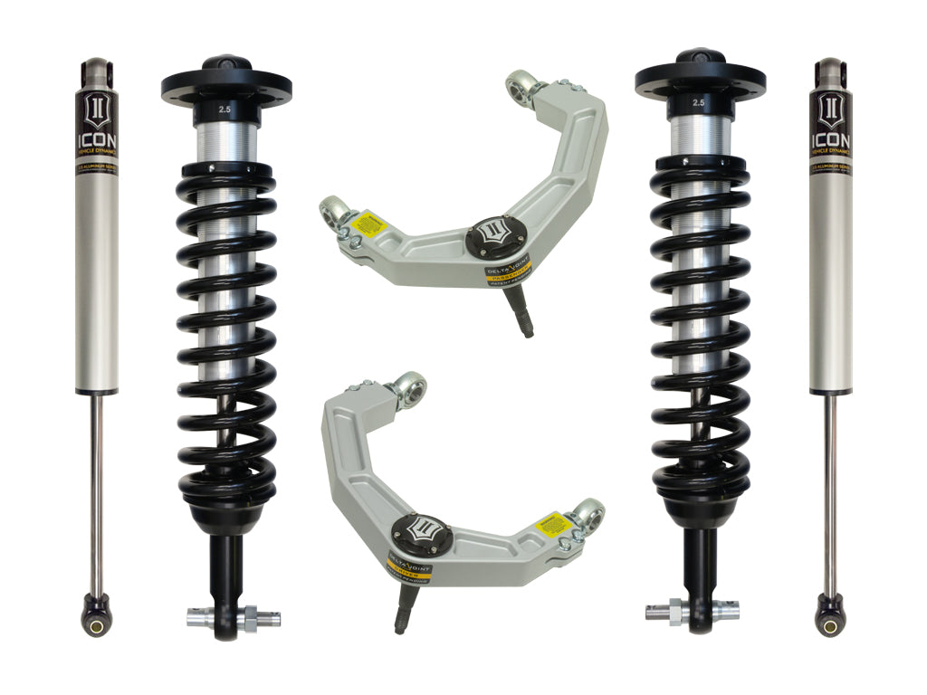 ICON Vehicle Dynamics K93062 2014 FORD F150 4WD 0-2.63" STAGE 2 SUSPENSION SYSTEM W BILLET UCA for Select Ford F-150