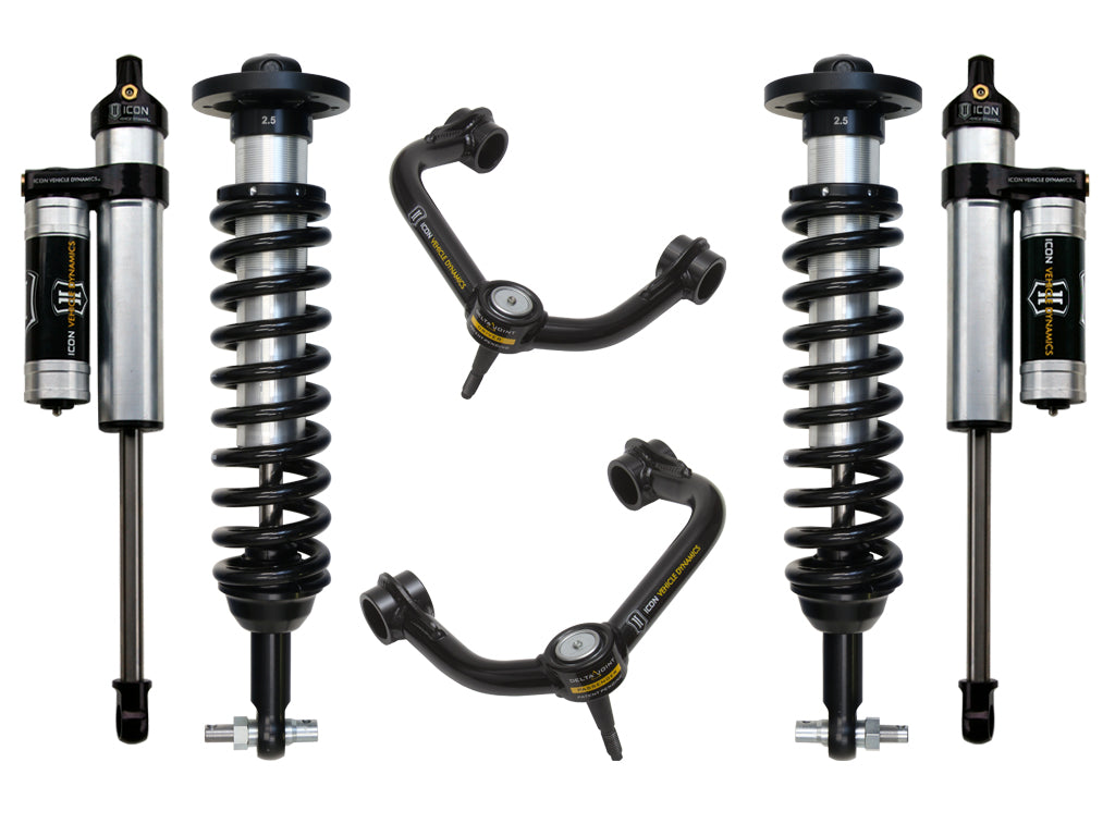 ICON Vehicle Dynamics K93063T 2014 FORD F150 4WD 0-2.63" STAGE 3 SUSPENSION SYSTEM W TUBULAR UCA for Select Ford F-150