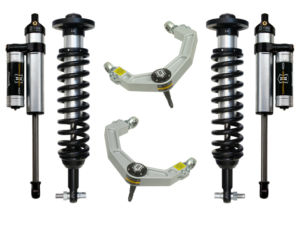 ICON Vehicle Dynamics K93063 2014 FORD F150 4WD 0-2.63" STAGE 3 SUSPENSION SYSTEM W BILLET UCA for Select Ford F-150