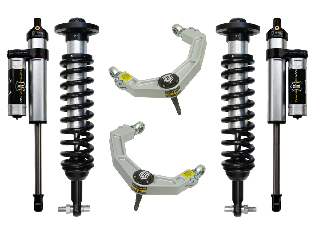 ICON Vehicle Dynamics K93073 2014 FORD F150 2WD 0-2.63" STAGE 3 SUSPENSION SYSTEM W BILLET UCA for Select Ford F-150