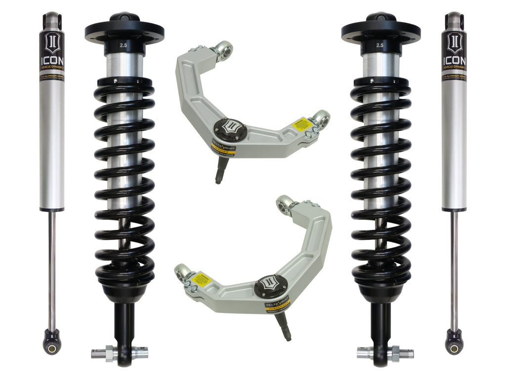 ICON Vehicle Dynamics K93082 2015-2020 FORD F150 4WD 0-2.63" STAGE 2 SUSPENSION SYSTEM W BILLET UCA for Select Ford F-150