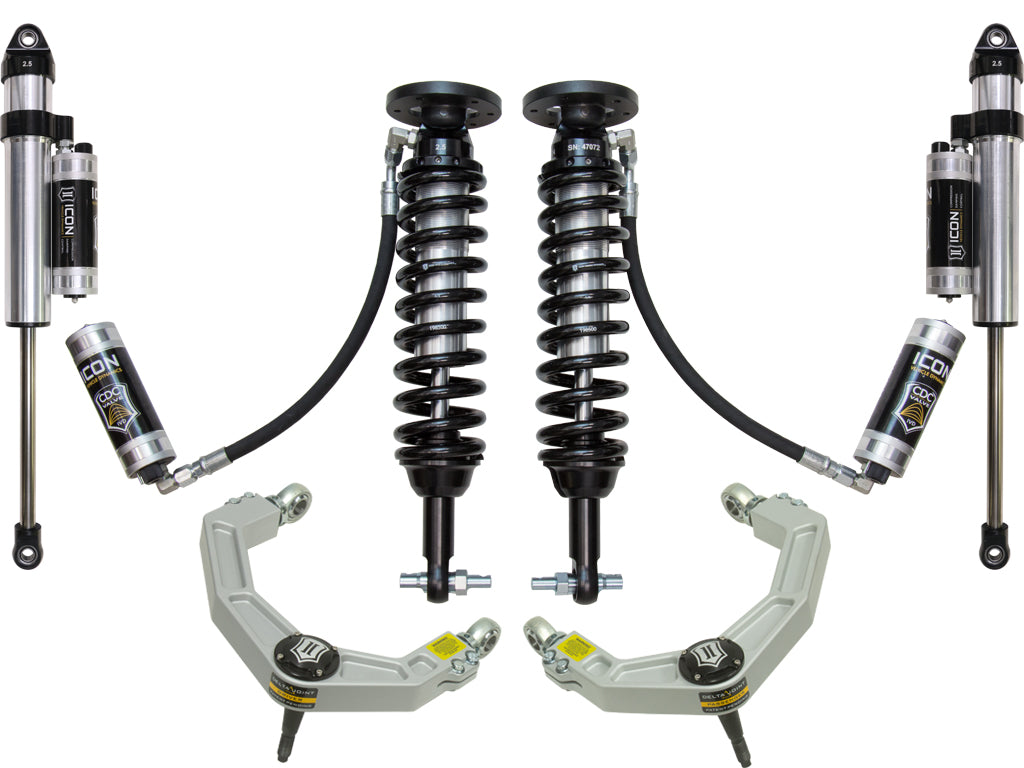 ICON Vehicle Dynamics K93085 2015-2020 FORD F150 4WD 2-2.63" STAGE 5 SUSPENSION SYSTEM W BILLET UCA for Select Ford F-150