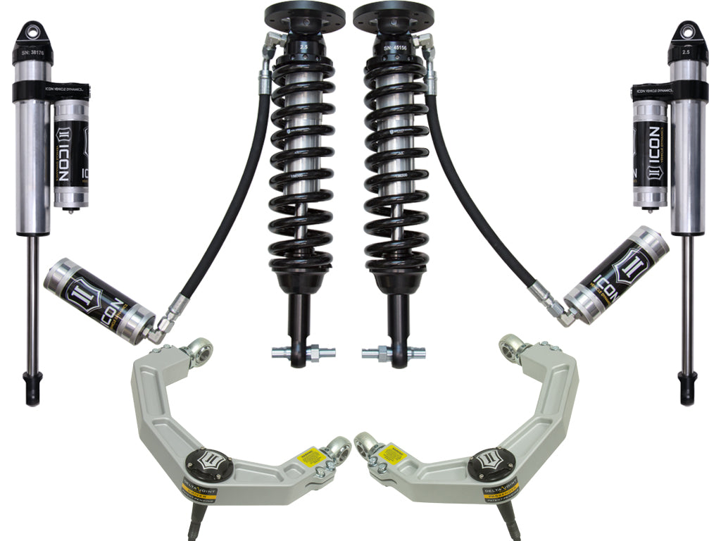 ICON Vehicle Dynamics K93094 2015-2020 FORD F150 2WD 1.75-3" STAGE 4 SUSPENSION SYSTEM W BILLET UCA for Select Ford F-150