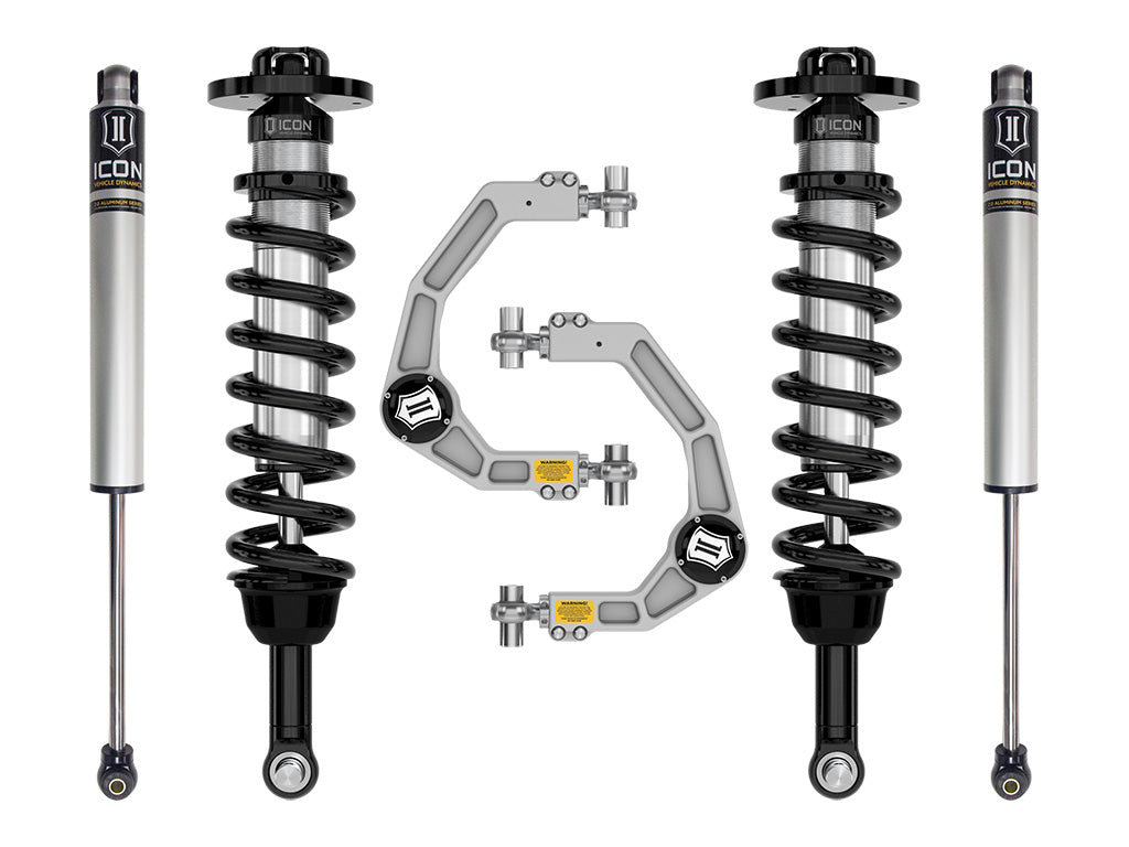 ICON Vehicle Dynamics K93131 21-25 FORD F150 4WD 2.75-3.5" STAGE 1 SUSPENSION SYSTEM W BILLET UCA for Select Ford F-150