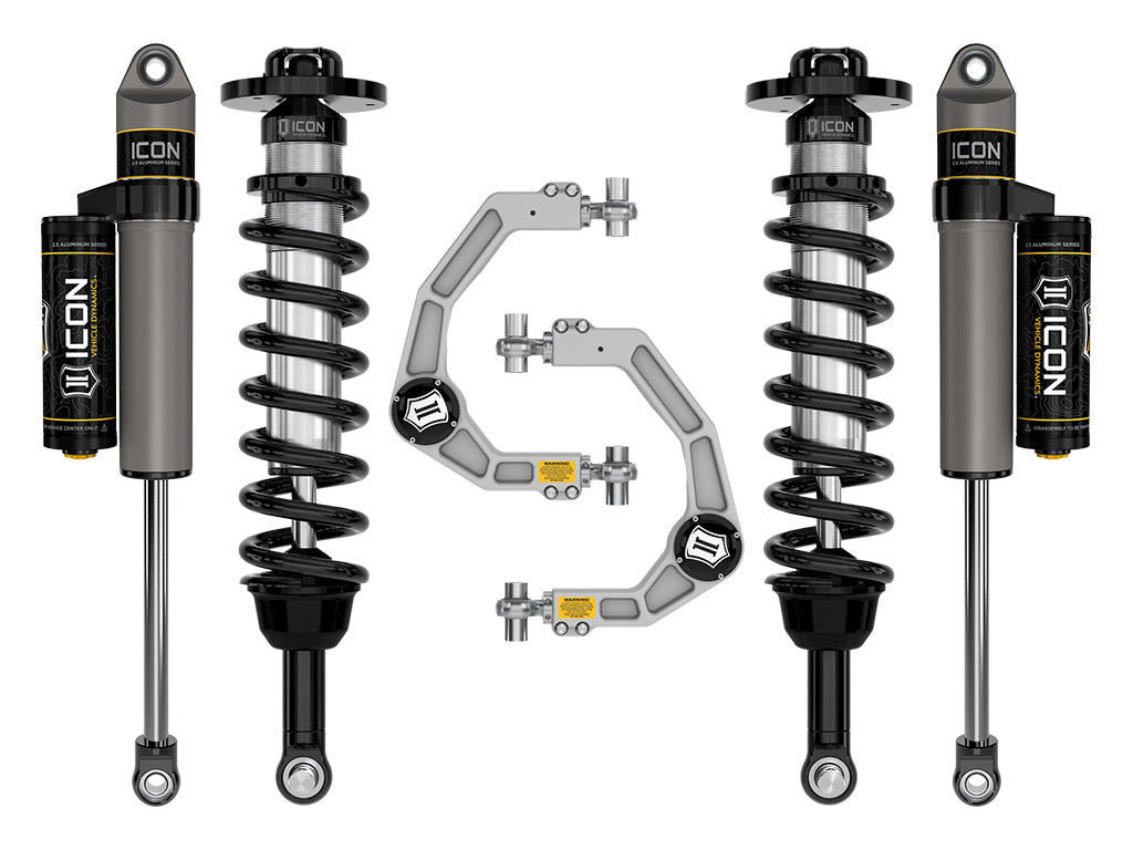 ICON Vehicle Dynamics K93132 21-25 FORD F150 4WD 2.75-3.5" STAGE 2 SUSPENSION SYSTEM W BILLET UCA for Select Ford F-150