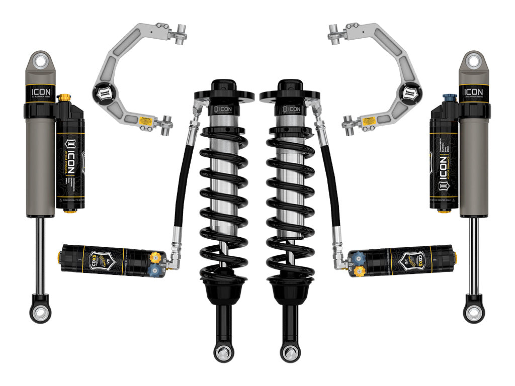 ICON Vehicle Dynamics K93134D 21-25 FORD F150 4WD 2.75-3.5" STAGE 4 SUSPENSION SYSTEM BILLET CDXS for Select Ford F-150