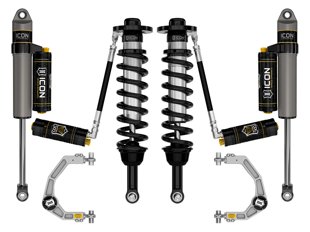 ICON Vehicle Dynamics K93134 21-25 FORD F150 4WD 2.75-3.5" STAGE 4 SUSPENSION SYSTEM BILLET CDCV for Select Ford F-150