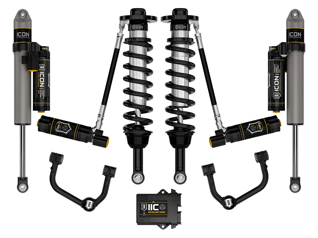 ICON Vehicle Dynamics K93135T 21-25 FORD F150 4WD 2.75-3.5" STAGE 5 SUSPENSION SYSTEM W TUBULAR UCA for Select Ford F-150