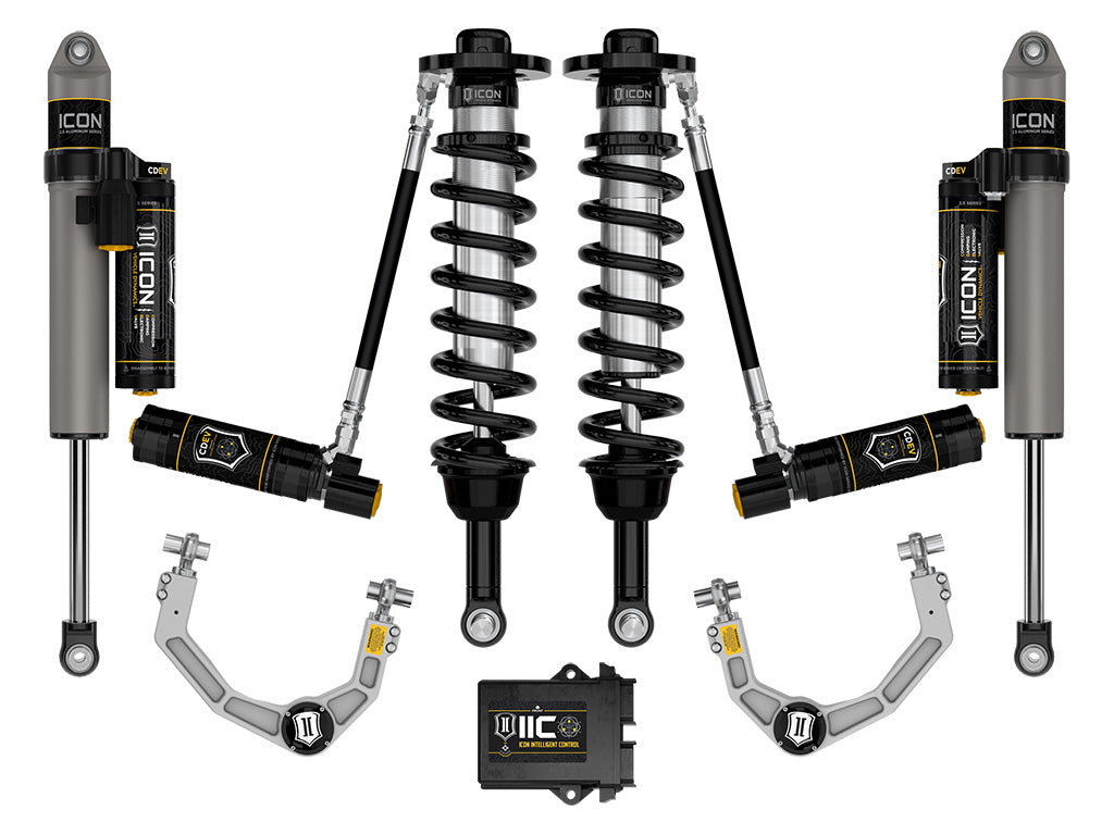 ICON Vehicle Dynamics K93135 21-25 FORD F150 4WD 2.75-3.5" STAGE 5 SUSPENSION SYSTEM W BILLET UCA for Select Ford F-150