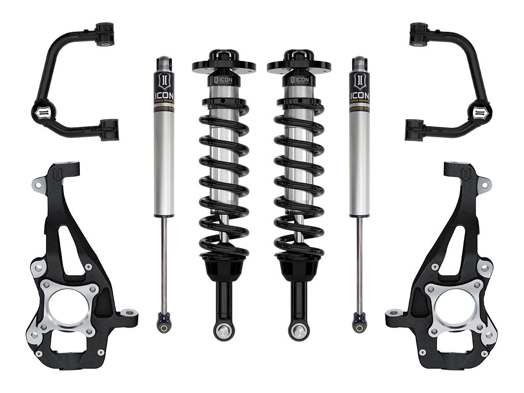 ICON Vehicle Dynamics K93141T 21-24 FORD F150 4WD 3.5-4.5" STAGE 1 SUSPENSION SYSTEM W TUBULAR UCA for Select Ford F-150