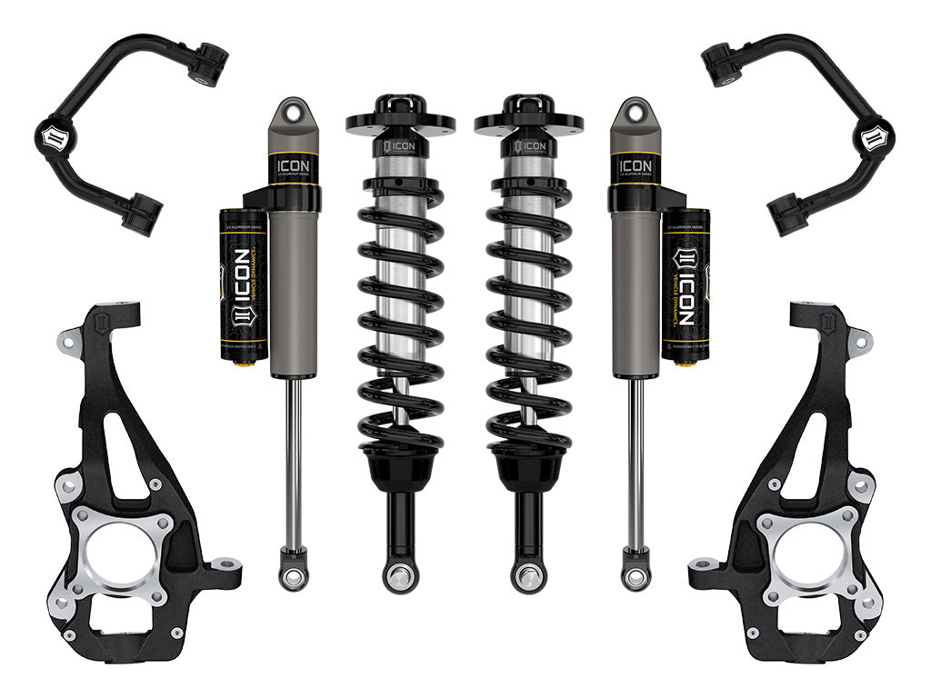 ICON Vehicle Dynamics K93142T 21-24 FORD F150 4WD 3.5-4.5" STAGE 2 SUSPENSION SYSTEM W TUBULAR UCA for Select Ford F-150
