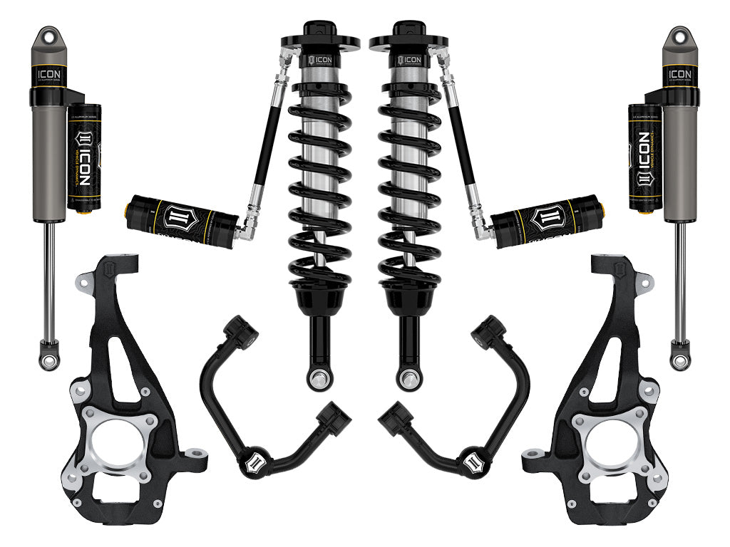 ICON Vehicle Dynamics K93143T 21-24 FORD F150 4WD 3.5-4.5" STAGE 3 SUSPENSION SYSTEM W TUBULAR UCA for Select Ford F-150