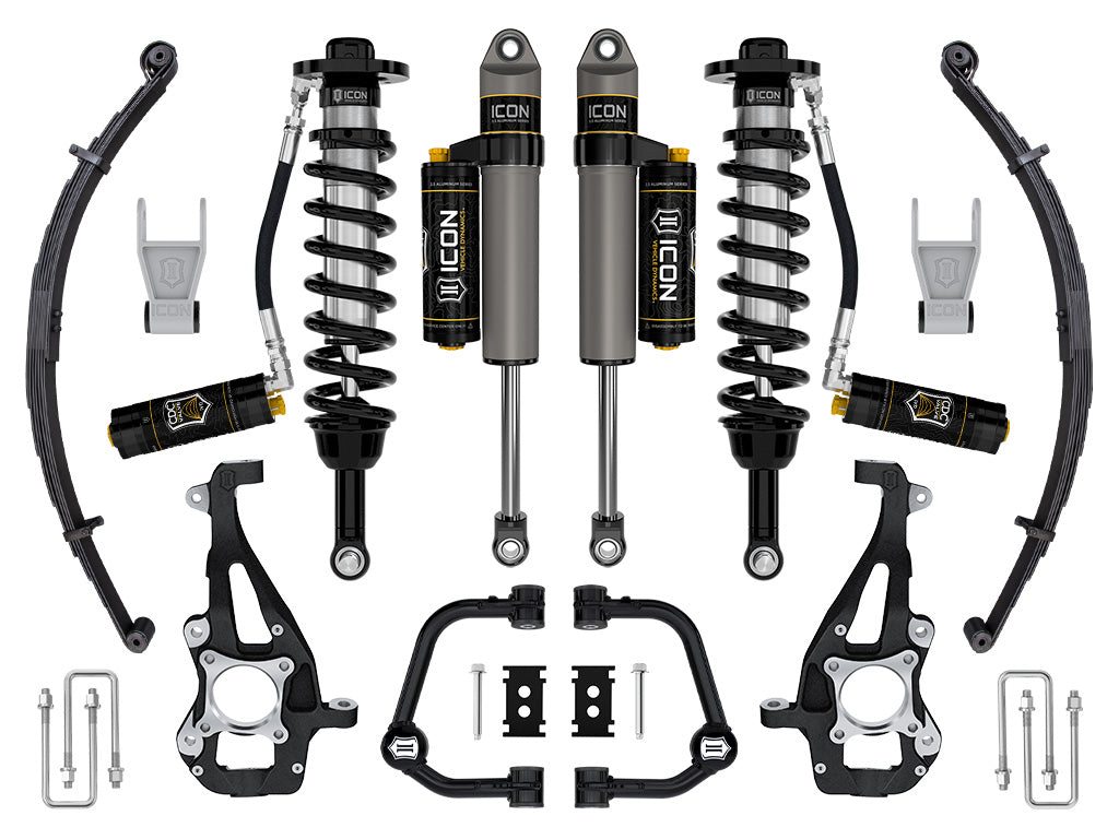 ICON Vehicle Dynamics K93144TL 21-24 FORD F150 4WD 3.5-4.5" STAGE 4 SUSPENSION SYSTEM TUBULAR CDCV LEAF PACK for Select Ford F-150
