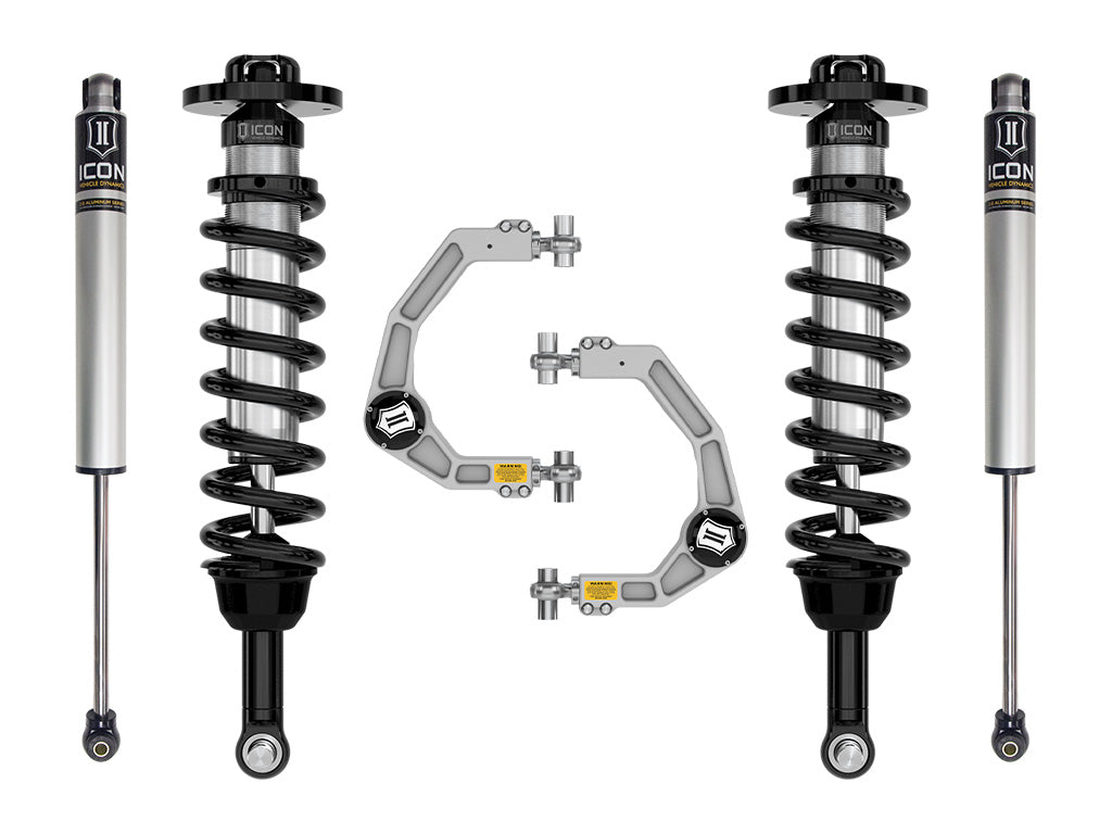 ICON Vehicle Dynamics K93161 21-24 FORD F150 TREMOR 4WD 2.5-3" STAGE 1 SUSPENSION SYSTEM W BILLET UCA for Select Ford F-150