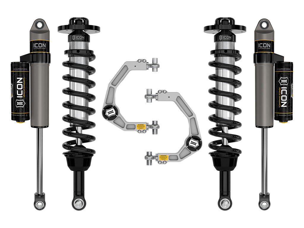 ICON Vehicle Dynamics K93162 21-24 FORD F150 TREMOR 4WD 2.5-3" STAGE 2 SUSPENSION SYSTEM W BILLET UCA for Select Ford F-150