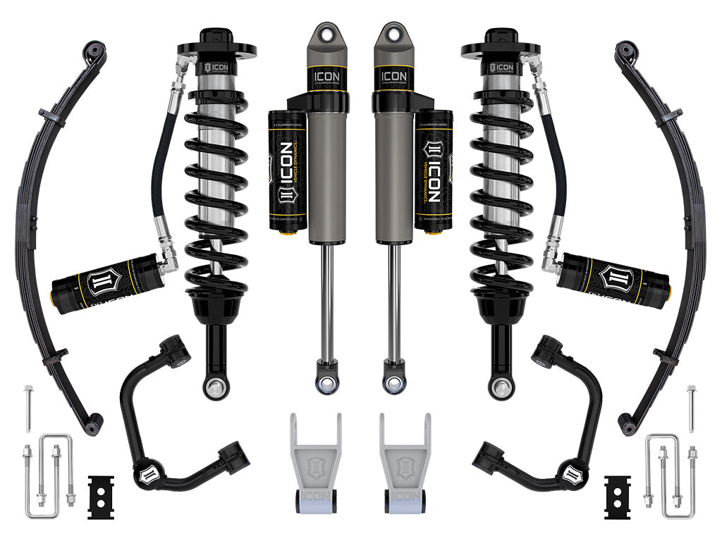 ICON Vehicle Dynamics K93163TL 21-24 FORD F150 TREMOR 4WD 2.5-3" STAGE 3 SUSPENSION SYS TUBULAR UCA / LEAF PACK for Select Ford F-150