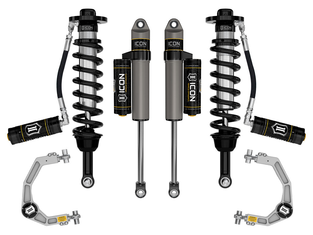 ICON Vehicle Dynamics K93163 21-24 FORD F150 TREMOR 4WD 2.5-3" STAGE 3 SUSPENSION SYSTEM W BILLET UCA for Select Ford F-150