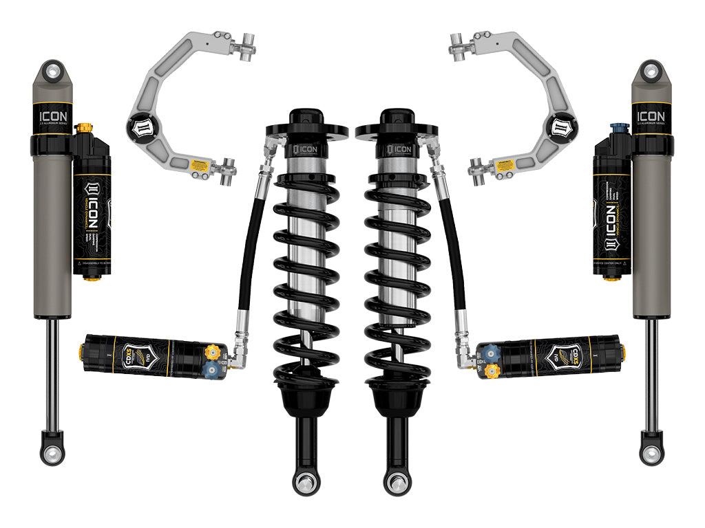 ICON Vehicle Dynamics K93164D 21-24 FORD F150 TREMOR 2.5-3" STAGE 4 SUSPENSION SYSTEM BILLET CDXS for Select Ford F-150