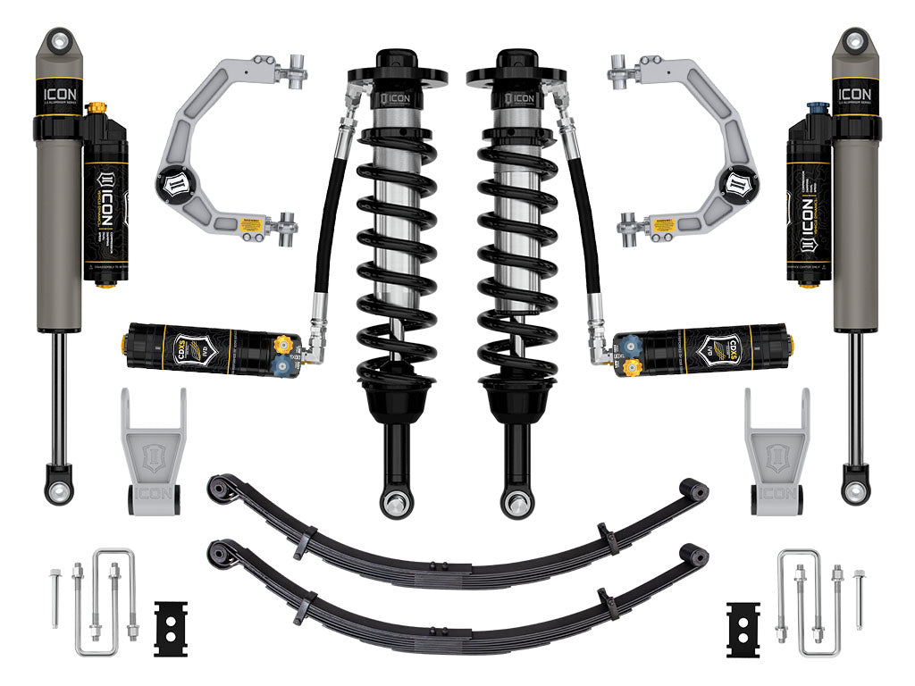 ICON Vehicle Dynamics K93164LD 21-24 FORD F150 TREMOR 2.5-3" STAGE 4 SUSPENSION SYS BILLET CDXS LEAF PACK for Select Ford F-150