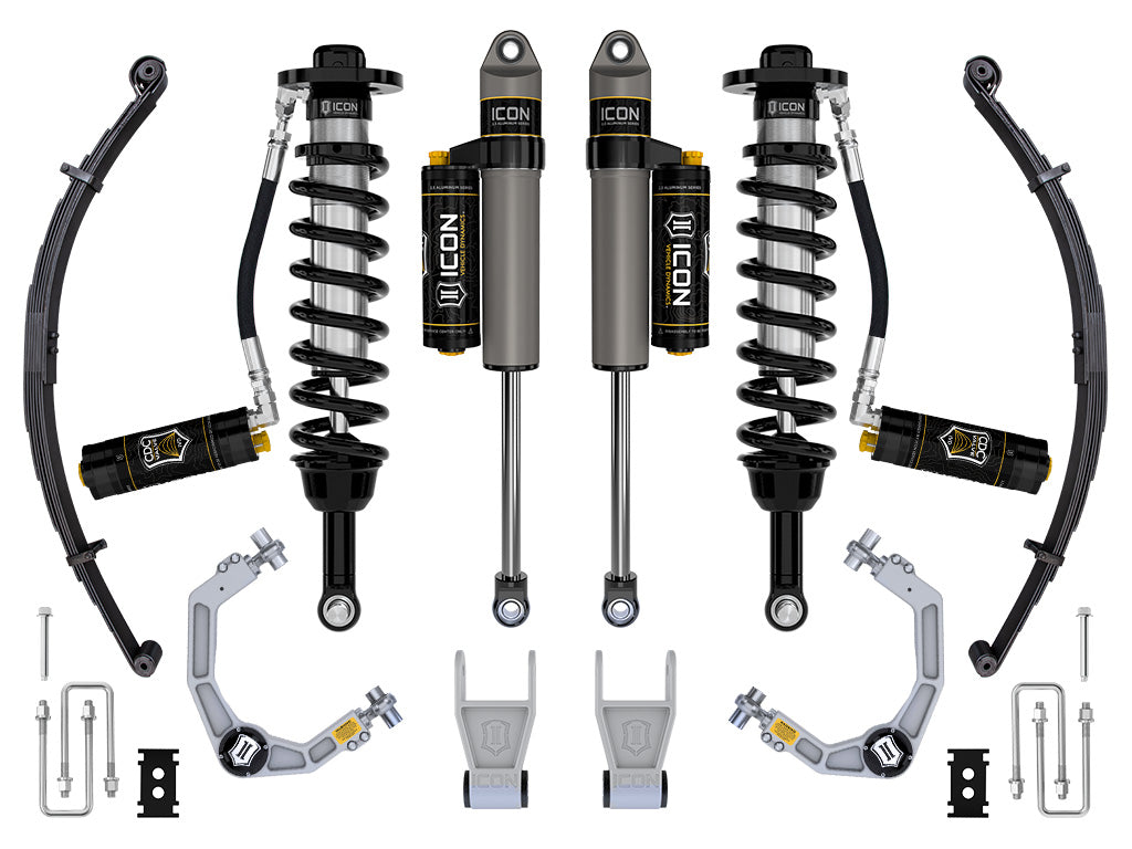 ICON Vehicle Dynamics K93164L 21-24 FORD F150 TREMOR 2.5-3" STAGE 4 SUSPENSION SYS BILLET CDCV LEAF PACK for Select Ford F-150