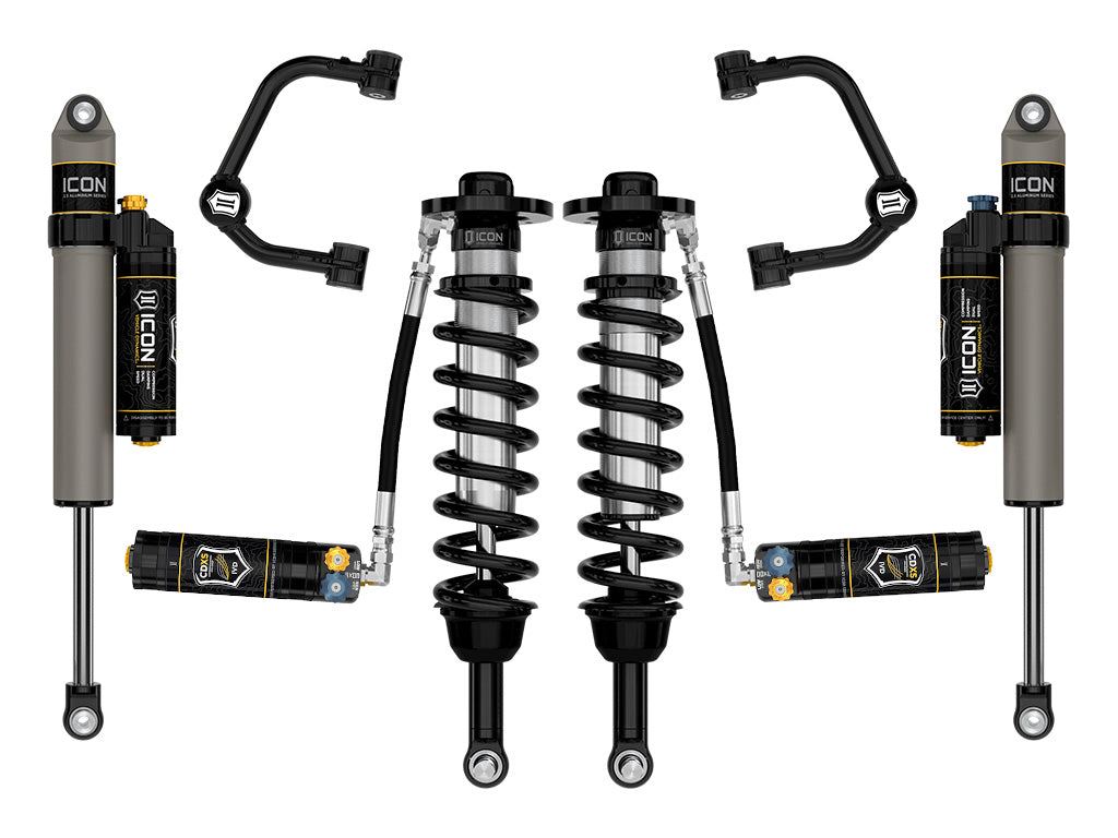 ICON Vehicle Dynamics K93164TD 21-24 FORD F150 TREMOR 2.5-3" STAGE 4 SUSPENSION SYSTEM TUBULAR CDXS for Select Ford F-150