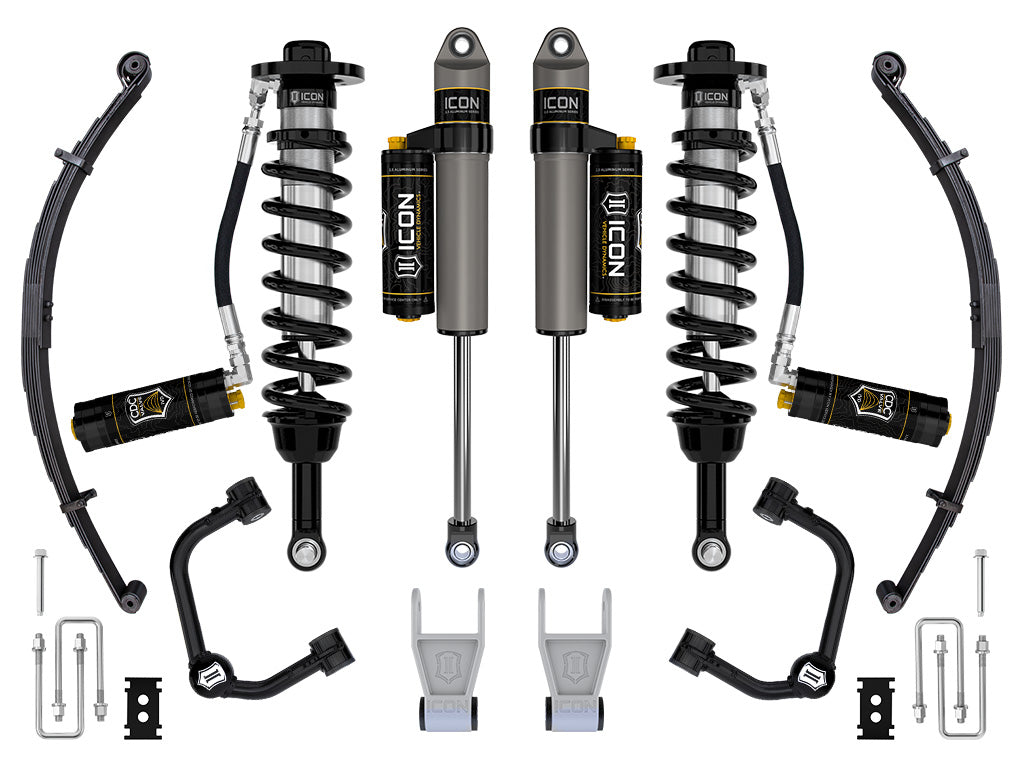 ICON Vehicle Dynamics K93164TL 21-24 FORD F150 TREMOR 2.5-3" STAGE 4 SUSPENSION SYS TUBULAR CDCV LEAF PACK for Select Ford F-150
