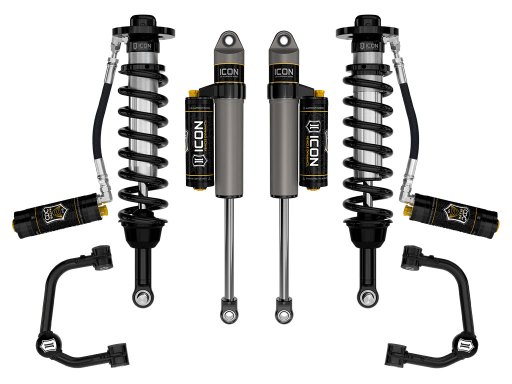 ICON Vehicle Dynamics K93164T 21-24 FORD F150 TREMOR 2.5-3" STAGE 4 SUSPENSION SYSTEM TUBULAR CDCV for Select Ford F-150