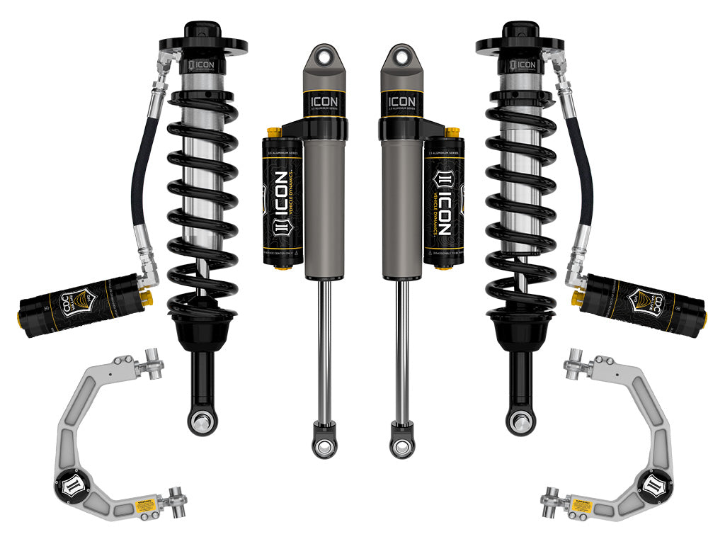ICON Vehicle Dynamics K93164 21-24 FORD F150 TREMOR 2.5-3" STAGE 4 SUSPENSION SYSTEM BILLET CDCV for Select Ford F-150