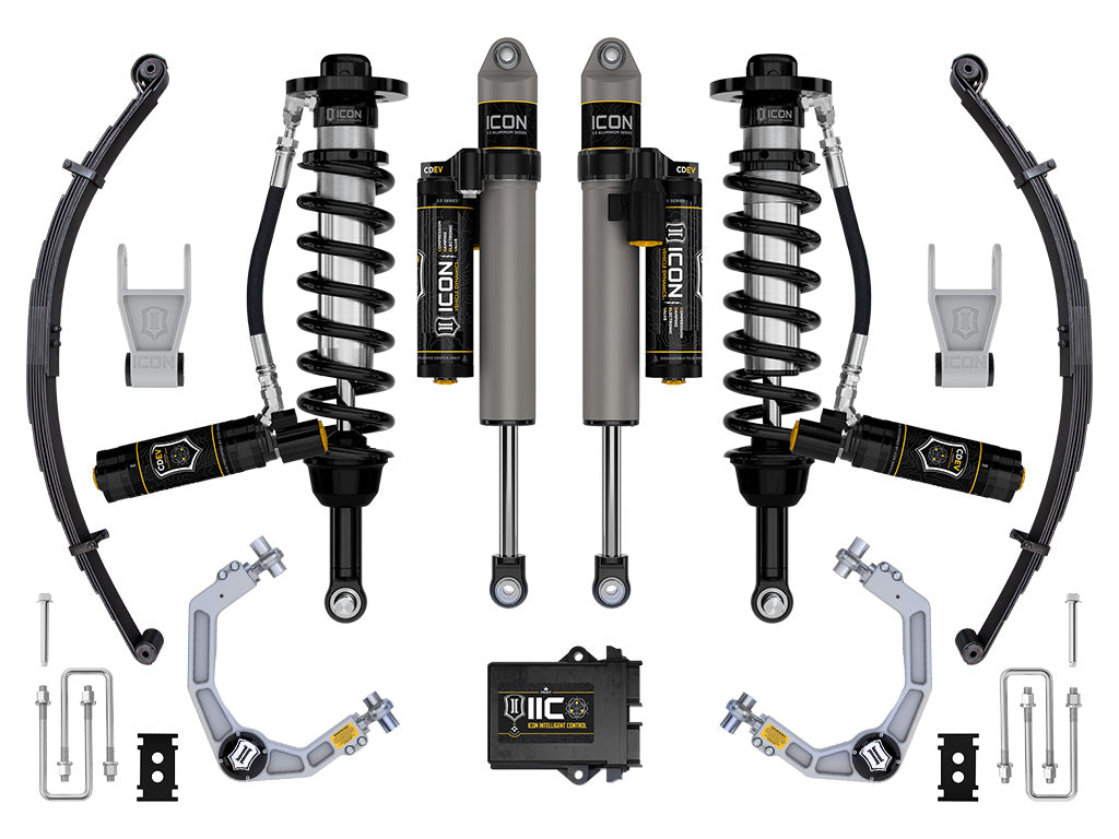 ICON Vehicle Dynamics K93165L 21-24 FORD F150 TREMOR 4WD 2.5-3" STAGE 5 SUSPENSION SYS BILLET UCA / LEAF PACK for Select Ford F-150