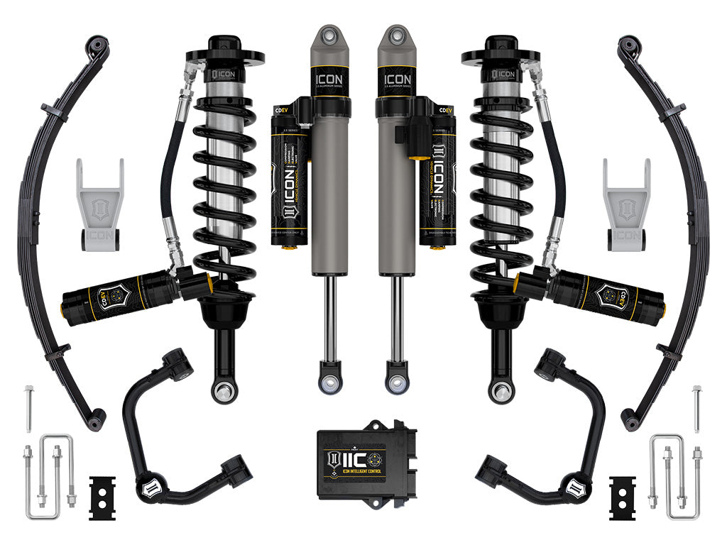 ICON Vehicle Dynamics K93165TL 21-24 FORD F150 TREMOR 4WD 2.5-3" STAGE 5 SUSPENSION SYS TUBULAR UCA / LEAF PACK for Select Ford F-150