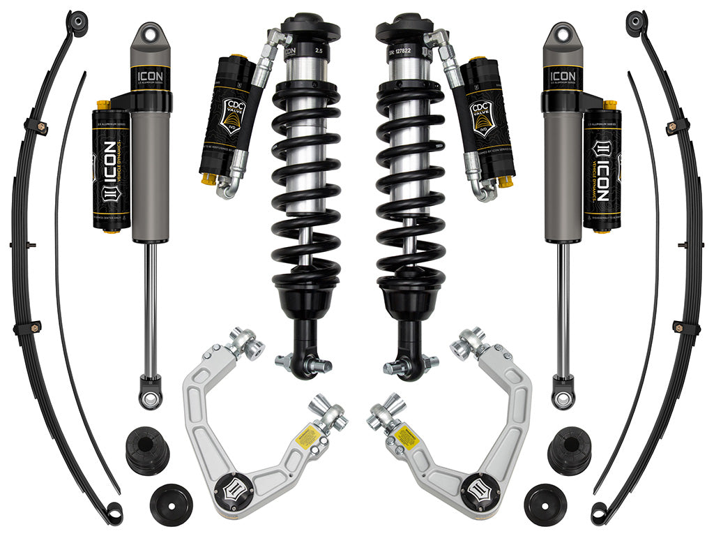 ICON Vehicle Dynamics K93208A 19-21 FORD RANGER 0-3.5" STAGE 8 SUSPENSION SYSTEM W BILLET UCA AL KNUCKLE for Select Ford Ranger