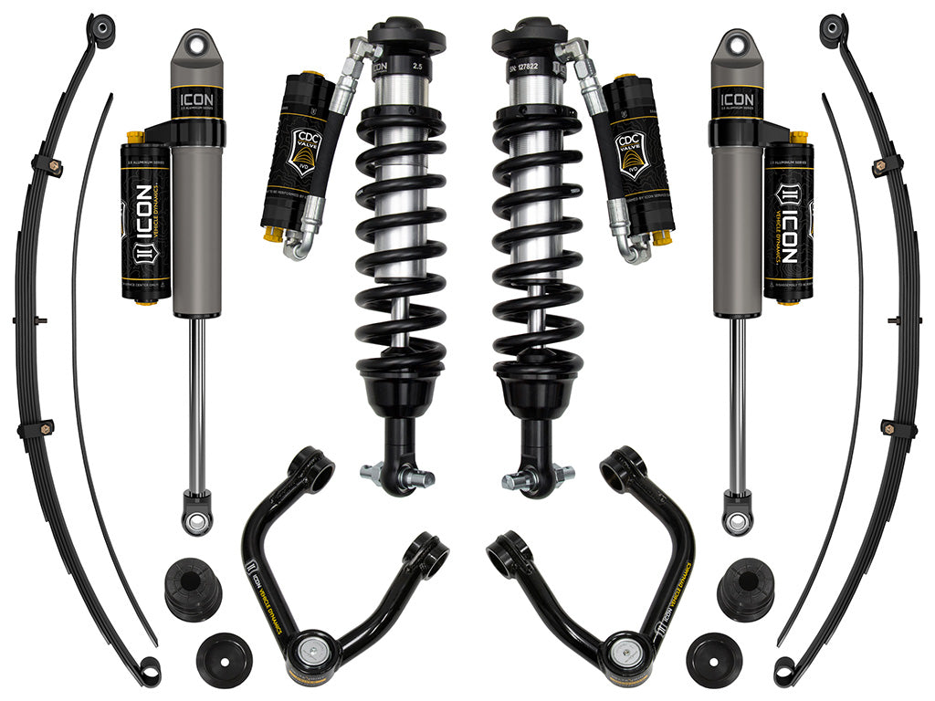 ICON Vehicle Dynamics K93208TA 19-21 FORD RANGER 0-3.5" STAGE 8 SUSPENSION SYSTEM W TUBULAR UCA AL KNUCKLE for Select Ford Ranger