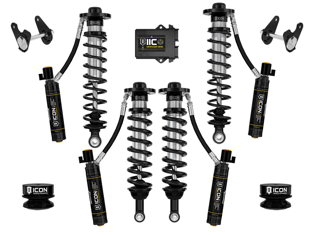 ICON Vehicle Dynamics K93254 22-23 FORD F150 LIGHTNING -3.5"-0" STAGE 4 LOWERING SUSPENSION SYSTEM for Select Ford F-150 Lightning
