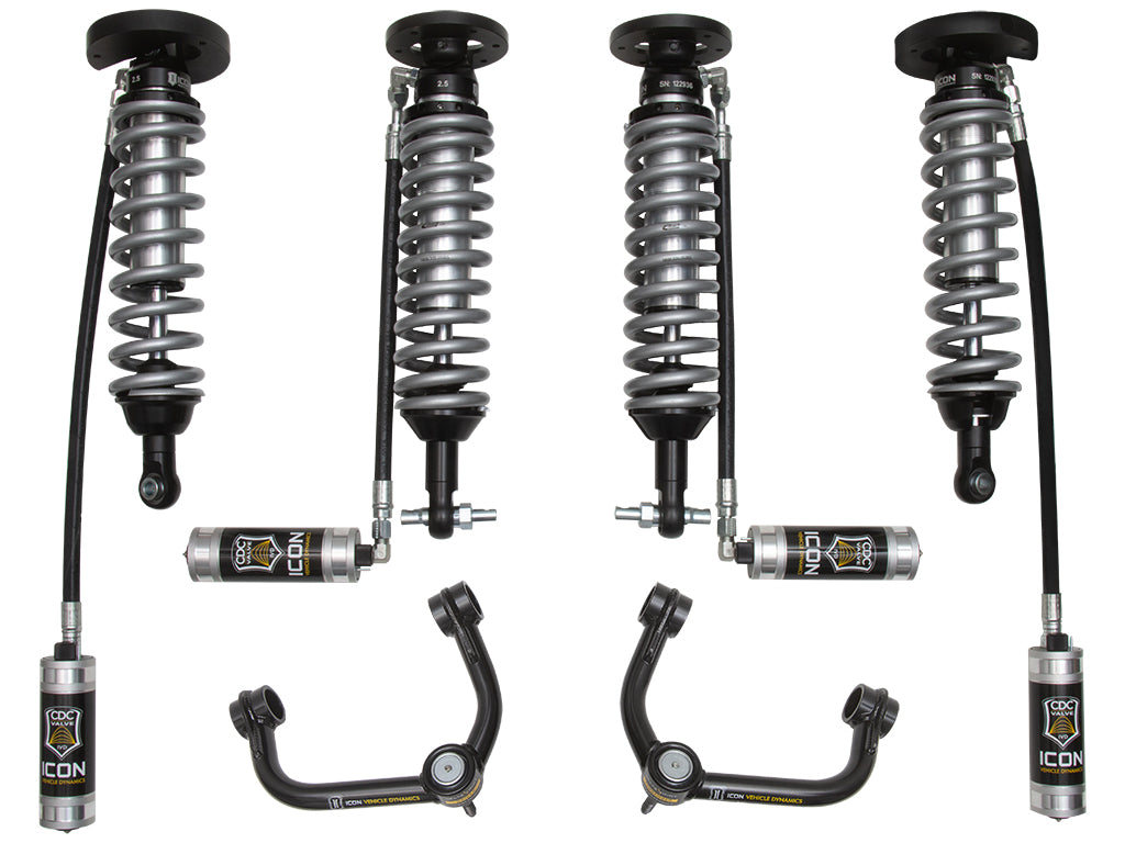 ICON Vehicle Dynamics K93302T 2014-2020 FORD EXPEDITION 4WD .75-2.25" STAGE 2 SUSPENSION SYSTEM W TUBULAR UCA for Select Ford Expedition