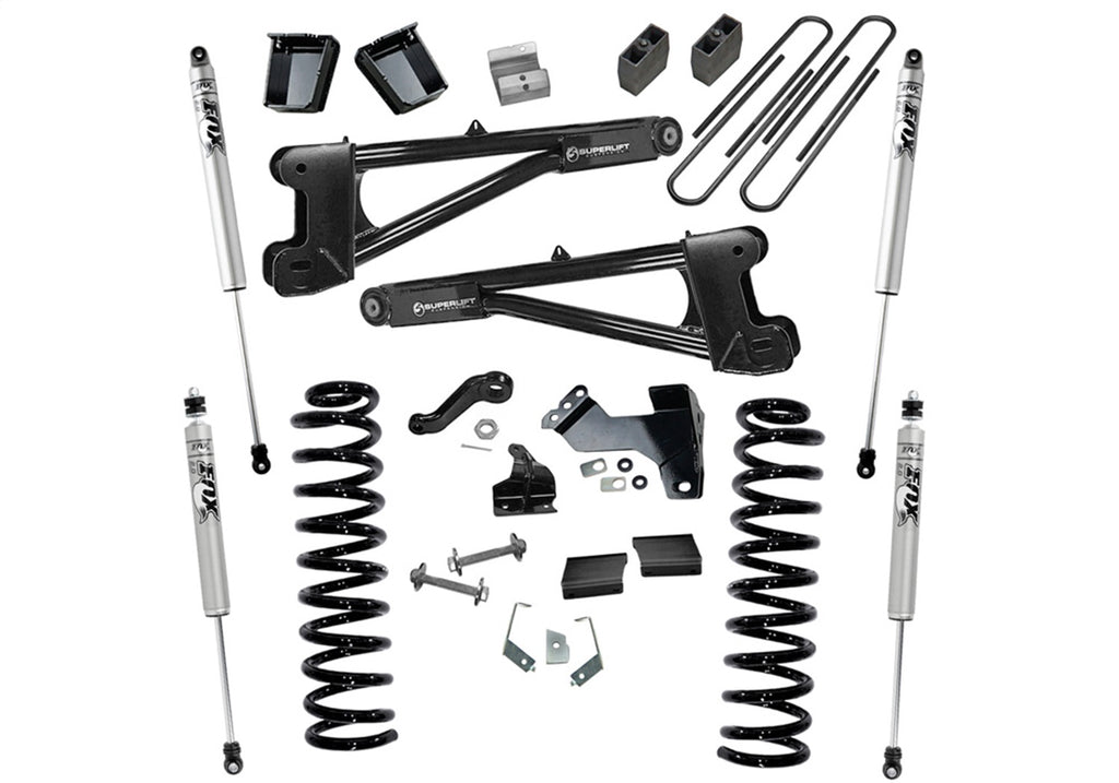 Superlift K989F 6in. Lift Kit w/FOX Shocks-11-16 F250/350 4WD Diesel w/Replacement Radius Arms for Select Ford F-250 Super Duty, Ford F-350 Super Duty