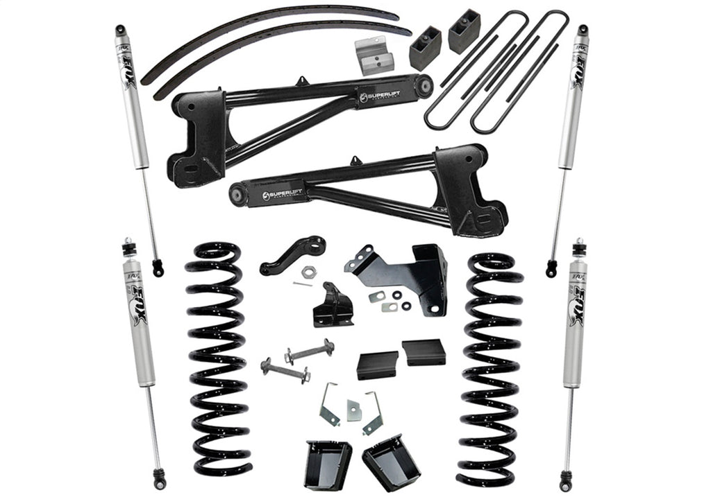 Superlift K991F 8in. Lift Kit w/FOX Shocks-11-16 F250/350 4WD Diesel w/Radius Arms for Select Ford F-250 Super Duty, Ford F-350 Super Duty