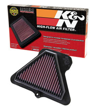 Load image into Gallery viewer, K&amp;N KA-1011 Replacement Air Filter for Select Kawasaki ZX1000 Ninja ZX-10R, Kawasaki ZX1000 Ninja ZX-10R 30th Anniversary, Kawasaki ZX1000 Ninja ZX-10R ABS, Kawasaki ZX1000 Ninja ZX-10R ABS 30th Anniversary