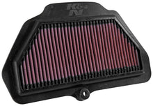 Load image into Gallery viewer, K&amp;N KA-1016 Replacement Air Filter for Select Kawasaki ZX1000 Ninja ZX-10R, Kawasaki ZX1000 Ninja ZX-10R ABS, Kawasaki ZX1000 Ninja ZX-10R ABS KRT Edition, Kawasaki ZX1000 Ninja ZX-10R KRT Edition, Kawasaki ZX1000 Ninja ZX-10R SE, Kawasaki ZX1000 Ninja