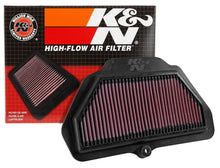 Load image into Gallery viewer, K&amp;N KA-1016 Replacement Air Filter for Select Kawasaki ZX1000 Ninja ZX-10R, Kawasaki ZX1000 Ninja ZX-10R ABS, Kawasaki ZX1000 Ninja ZX-10R ABS KRT Edition, Kawasaki ZX1000 Ninja ZX-10R KRT Edition, Kawasaki ZX1000 Ninja ZX-10R SE, Kawasaki ZX1000 Ninja