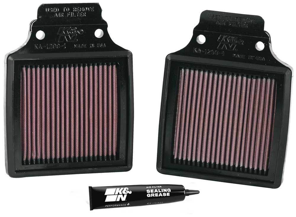 K&N KA-1299-1 Replacement Air Filter for Select Kawasaki ZX1200 Ninja ZX-12R